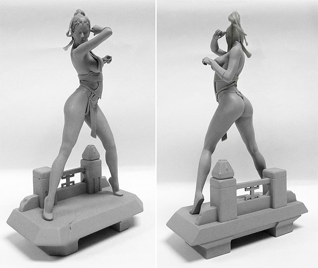 red assassin statue 3d print from the factory