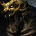 creature painting on the Wacom Cintiq 22HD
