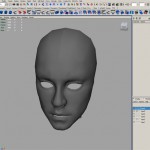 Lady Dragon Statue Face Modeling - Intial Stages in Maya