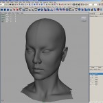 Lady Dragon Face Modeling with References in Maya