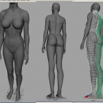 Lady Dragon Base Body Modeling In Maya