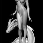 Lady Dragon Statue - Final Modeling