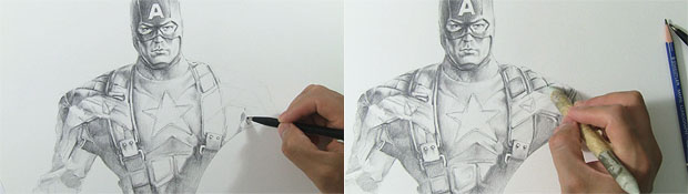 Avengers Captain America Drawing Video Sketch