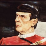 Star Trek 7 Spock Watercolor Painting