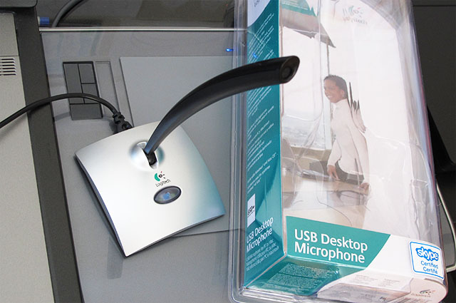 Logitech Desktop USB Microphone with Packaging