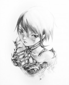 Tsutomu Nihei Biomega Manga Cover Sketch - My Version