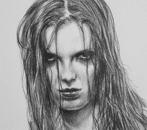 sexy_Drawing_Gal2 sexy drawing of deviantArt member - close up face