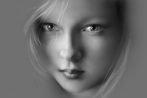 Sexy Face Soft Airbrushing Painting on the Cintiq 22HD
