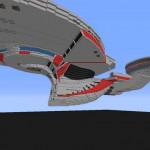 building the enterprise predator in minecraft