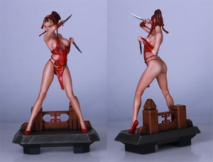 Red Assassin statue paint master
