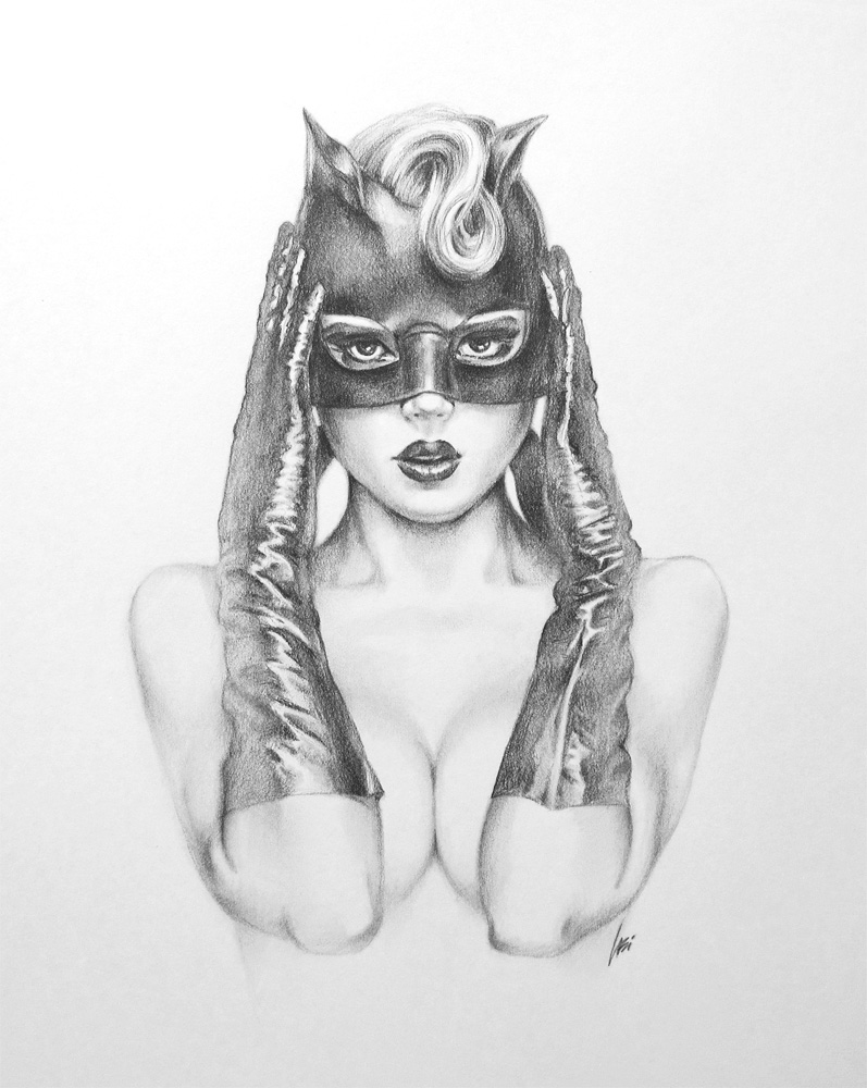 Catwoman Drawing.