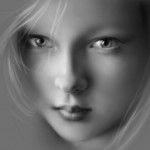 Sexy Face Soft Airbrushing Painting on the Cintiq 22HD