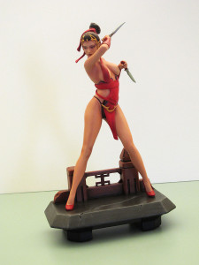 red assassin statue full view
