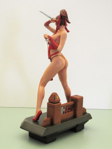 red assassin statue
