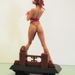 red assassin statue rear view