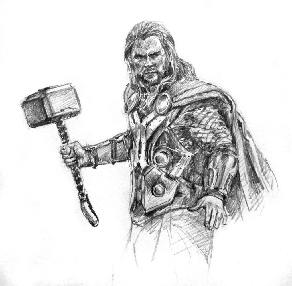 thor drawing